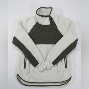 Abercrombie & Fitch Asymmetrical Snap-Up Fleece